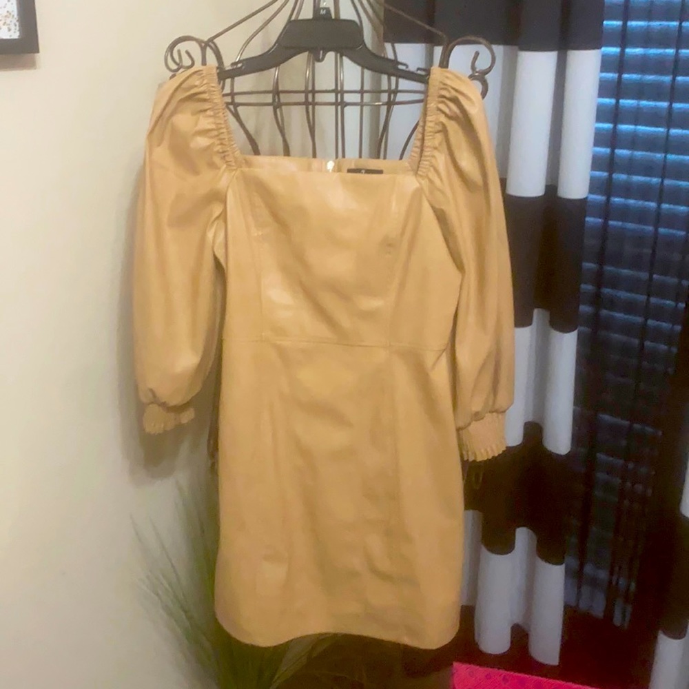 Pleather Dress